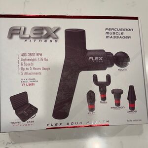 Brand new flex fitness percussion muscle massager